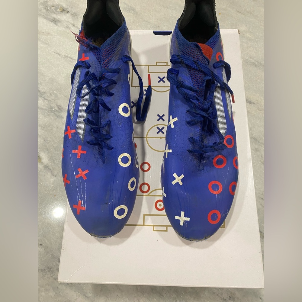 Adidas X Speedflow .1 FG 11/11 blue/white/red size 9 1/2